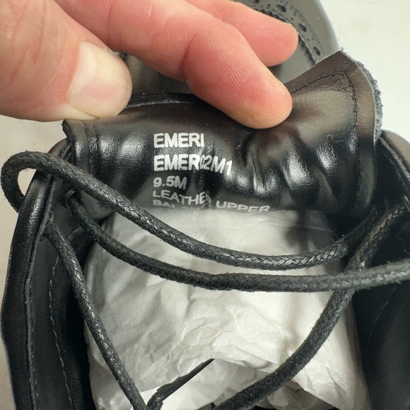 Steve Madden Men’s EMERI Oxford Wingtip Shoes - Size 9.5M (Leather Upper) - Picture 9 of 13